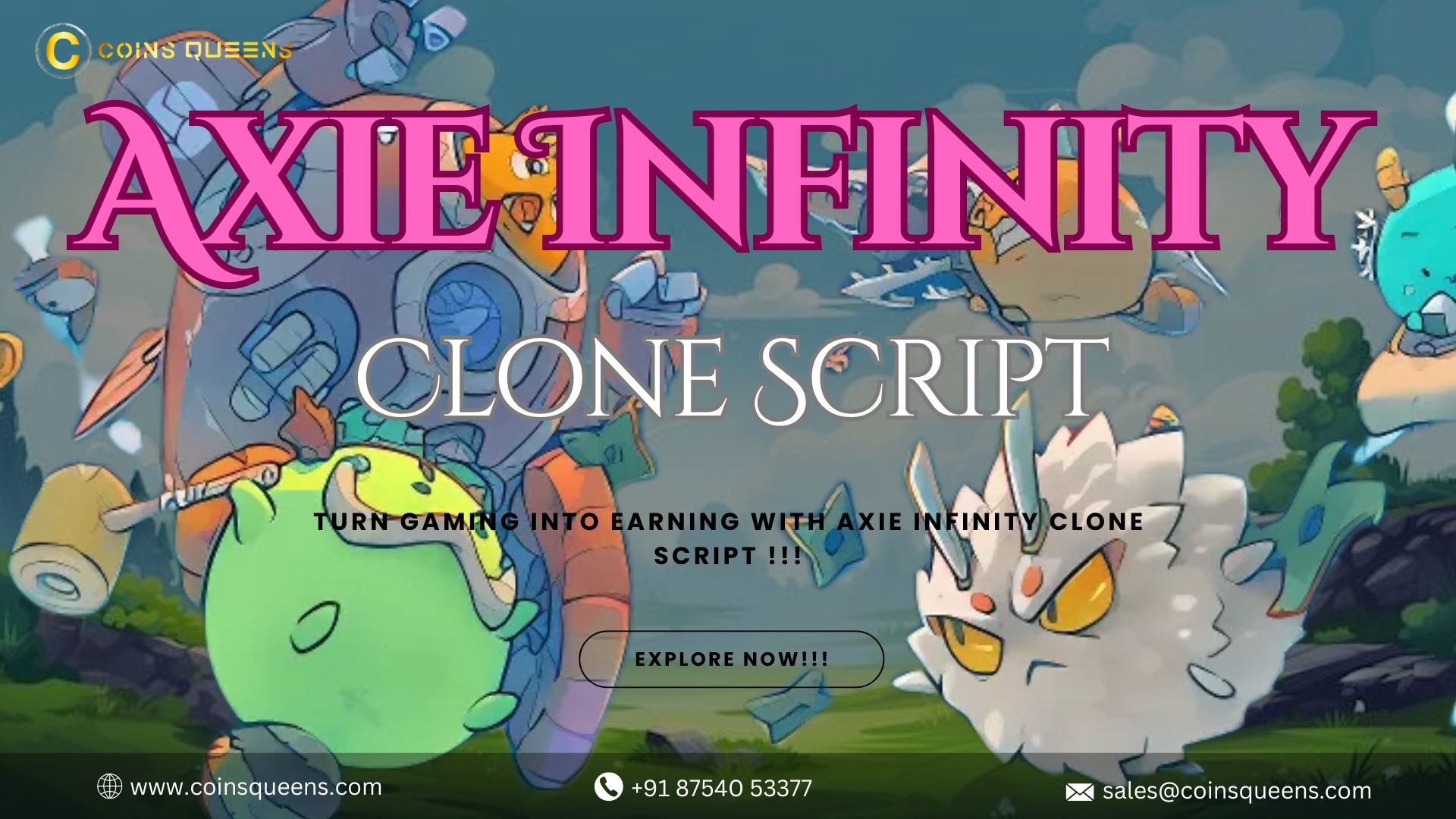 Start Your Play-to-Earn Journey with Axie Infinity Clone Script
