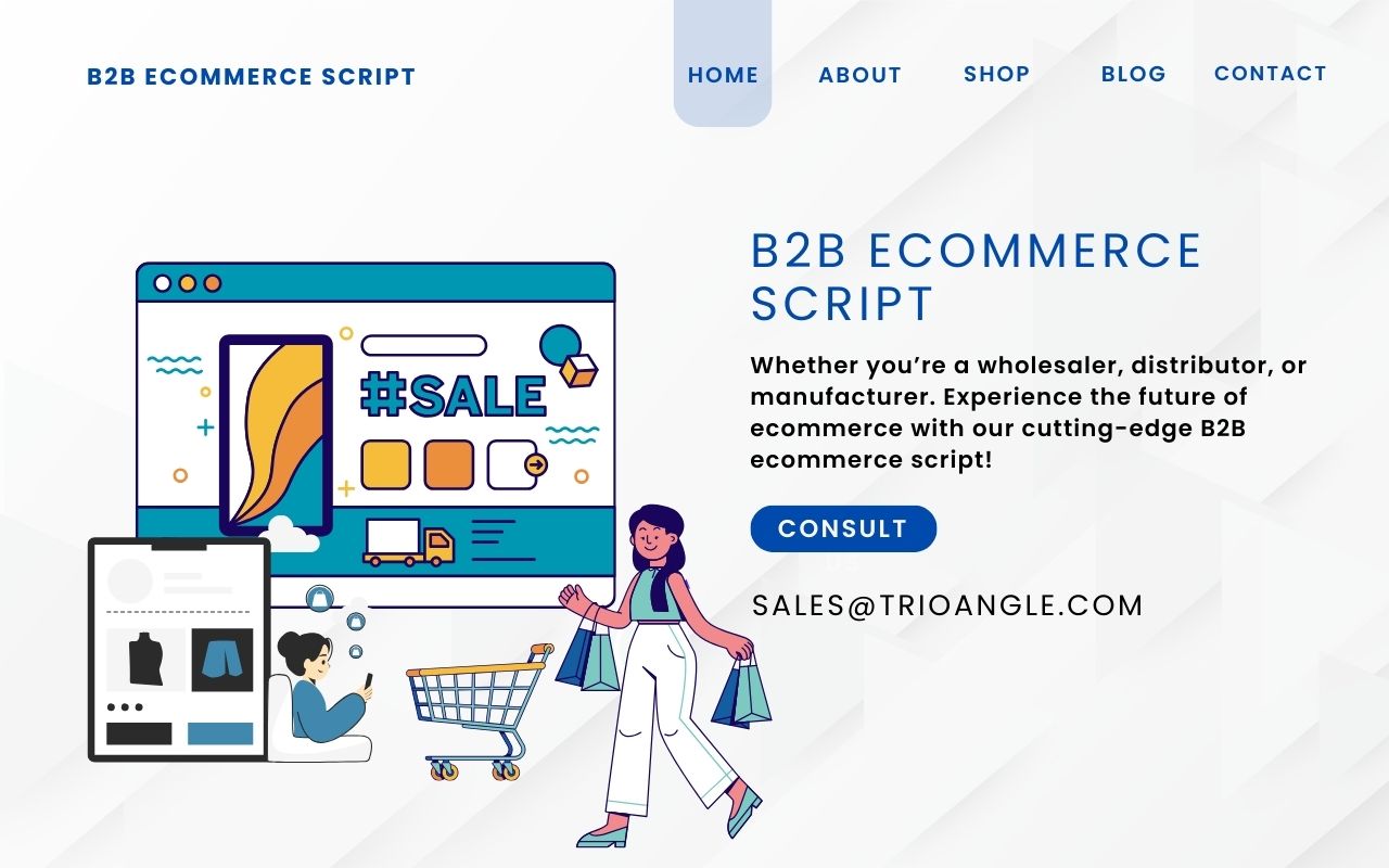 Power Your Online B2B Marketplace with Our Advanced B2B eCommerce Script!