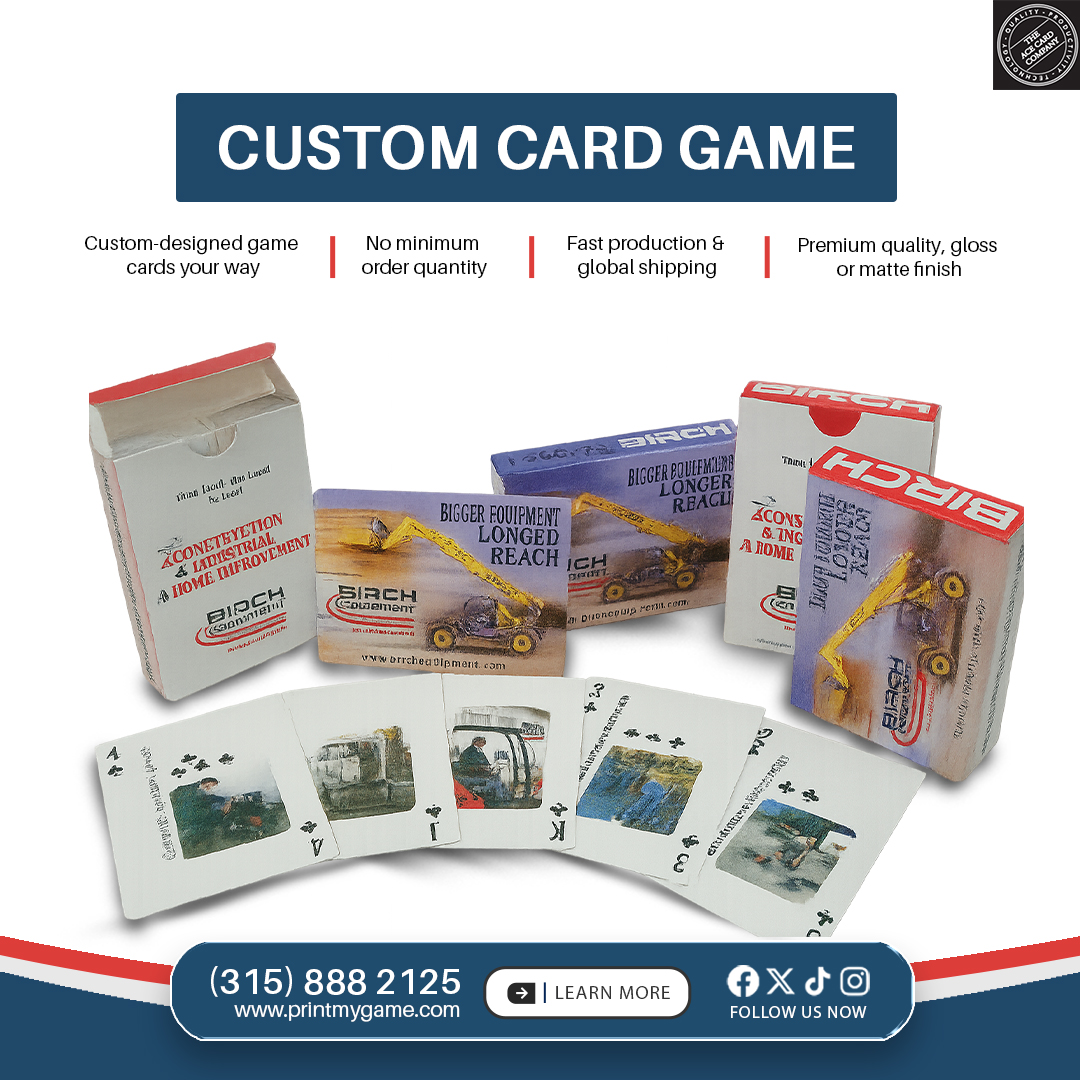 Custom Game Cards