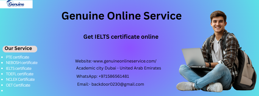 Buy IELTS certificate online without exam from Genuine Online Service