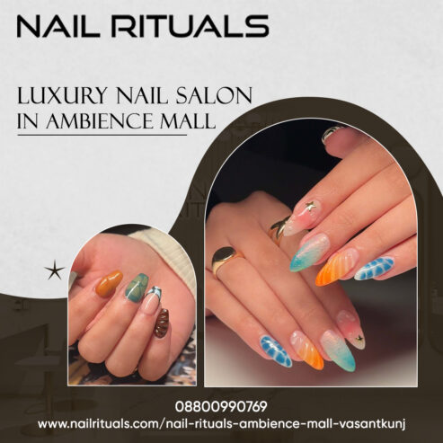 Experience Luxury Nail Salon in Ambience Mall with Expert Care