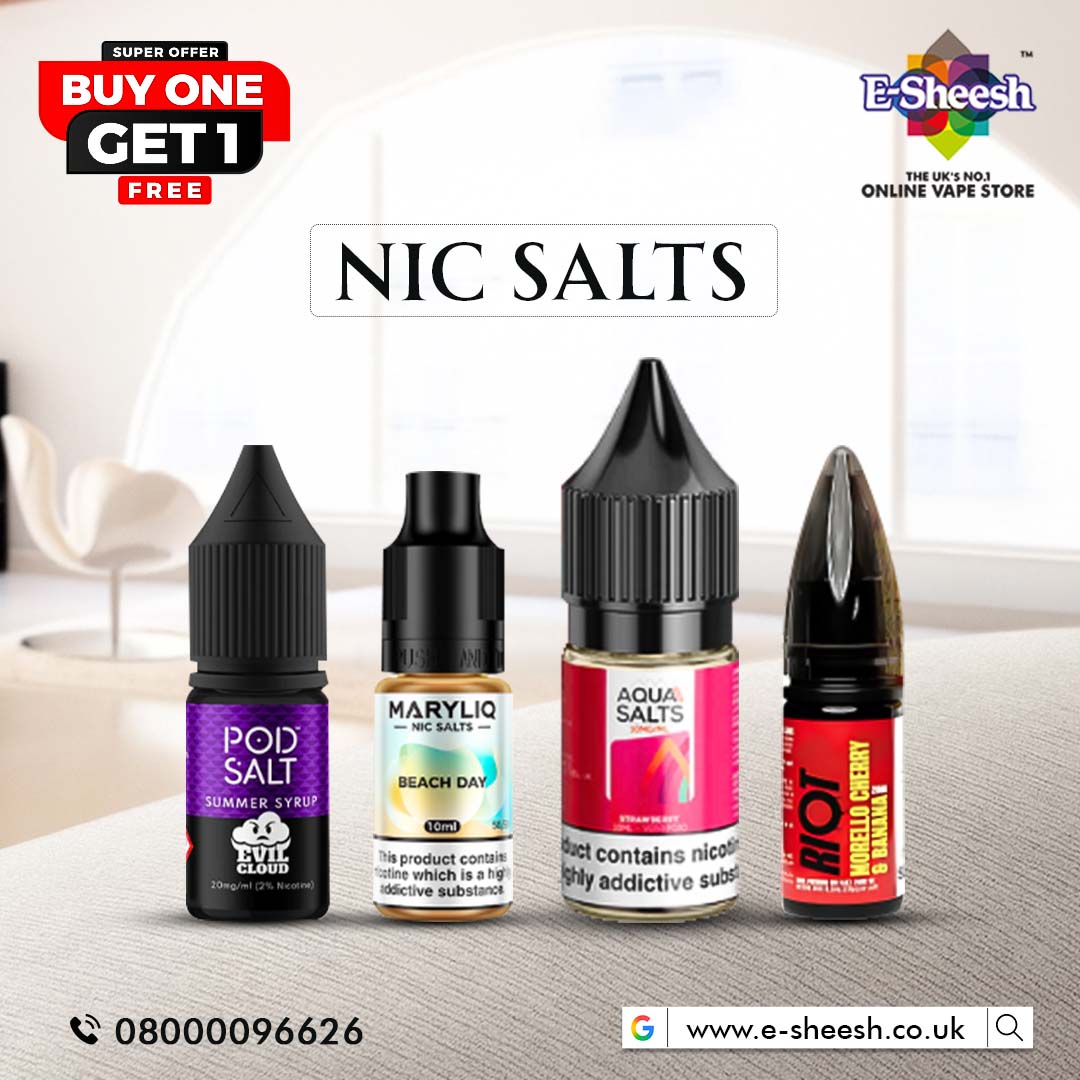 Nic Salts E-Liquids at E-Sheesh UK
