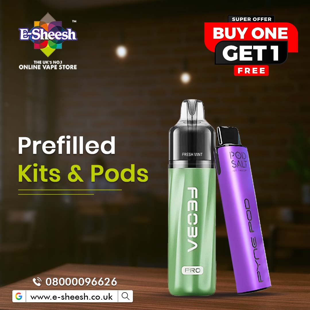Buy 1 Get 1 Free Prefilled Kits & Pods