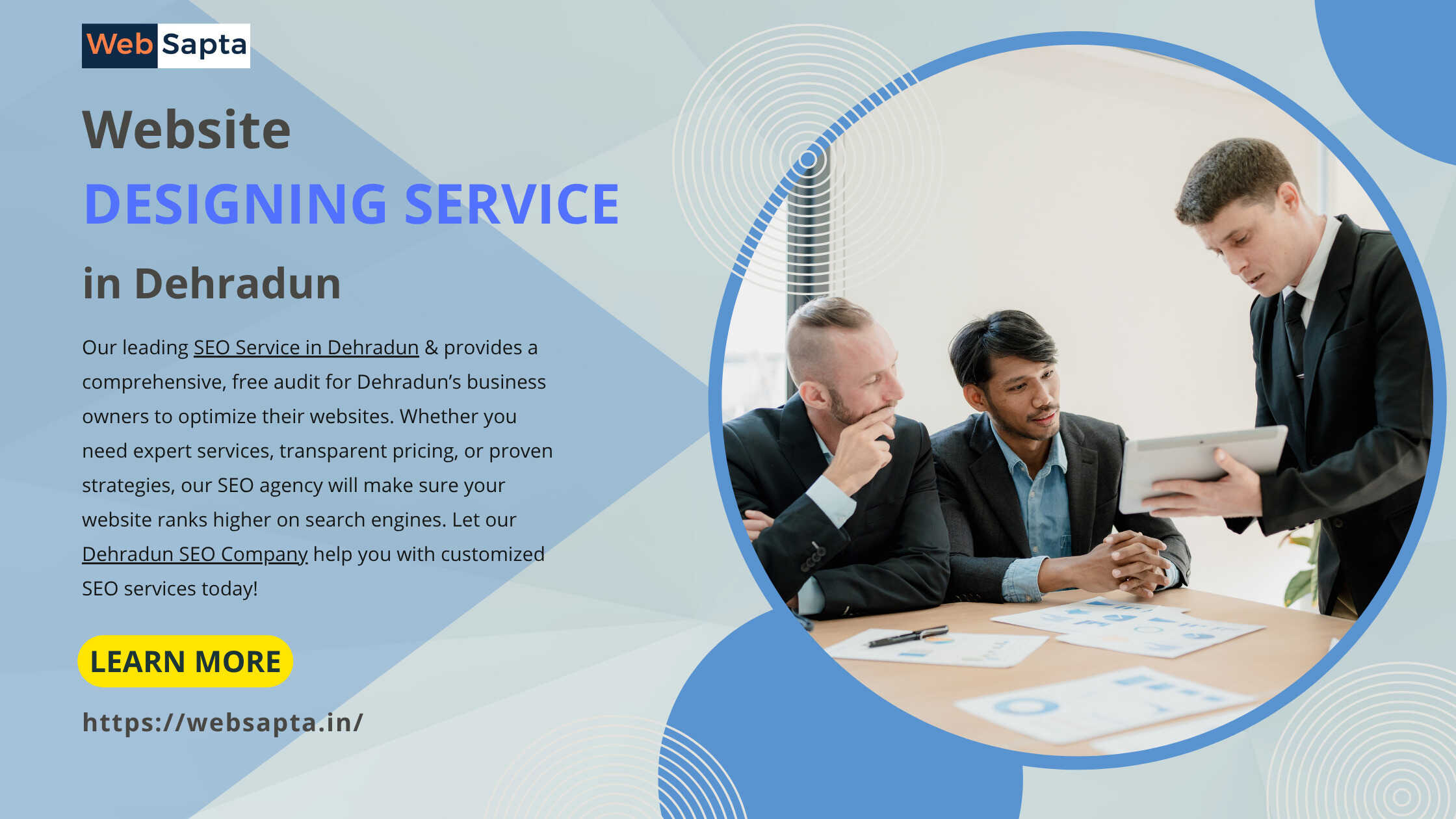 Professional Website Designing Company in Dehradun – WebSapta