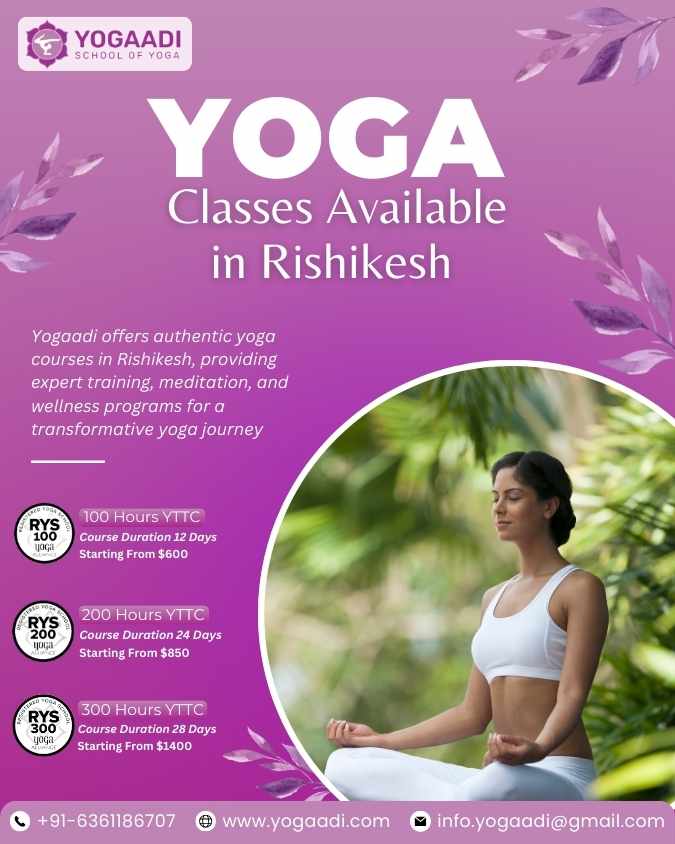 Best 300 Hours Yoga Teacher Training School in Rishikesh By Yogaadi