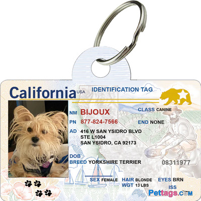Pet Driver’s License | Funny Novelty ID Tag for Pets