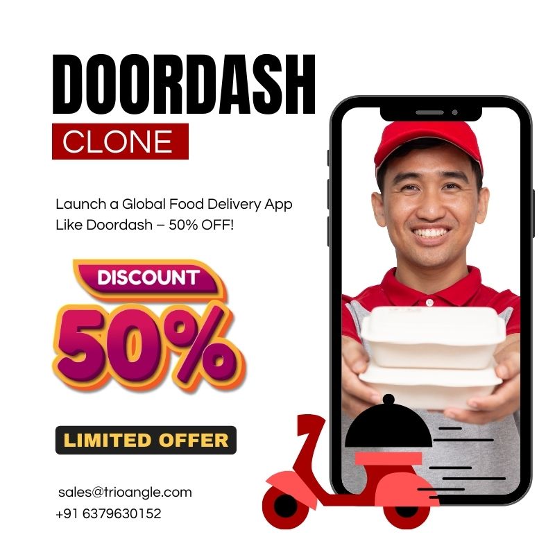 🚀 Launch Your Own DoorDash-Style Food Delivery App – 50% OFF!