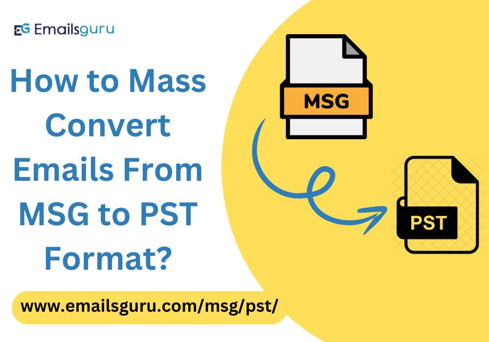 Convert MSG to PST Without Outlook