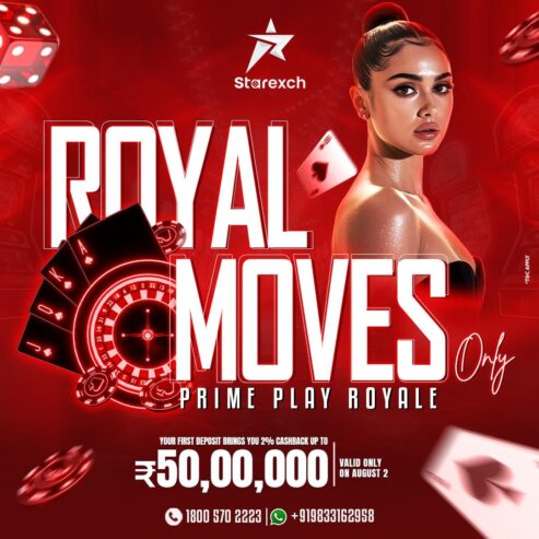Starexch – Royal Moves Only | Prime Play Royale Offer 