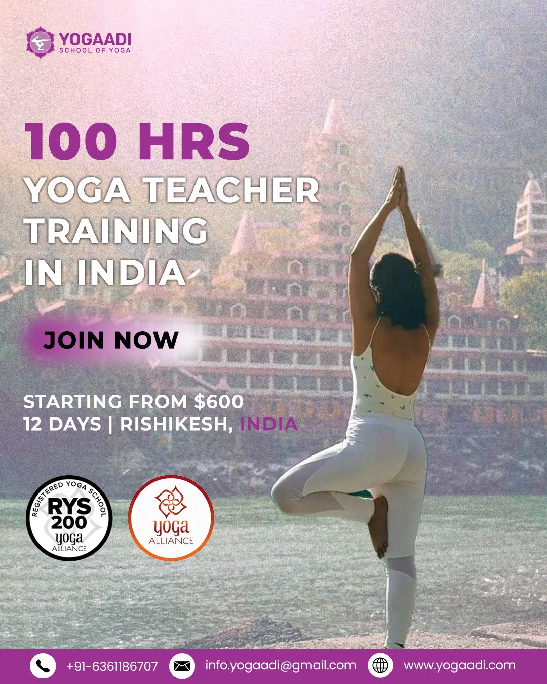 100 Hour Yoga Teacher Training in Rishikesh: A Gateway to Deeper Practice