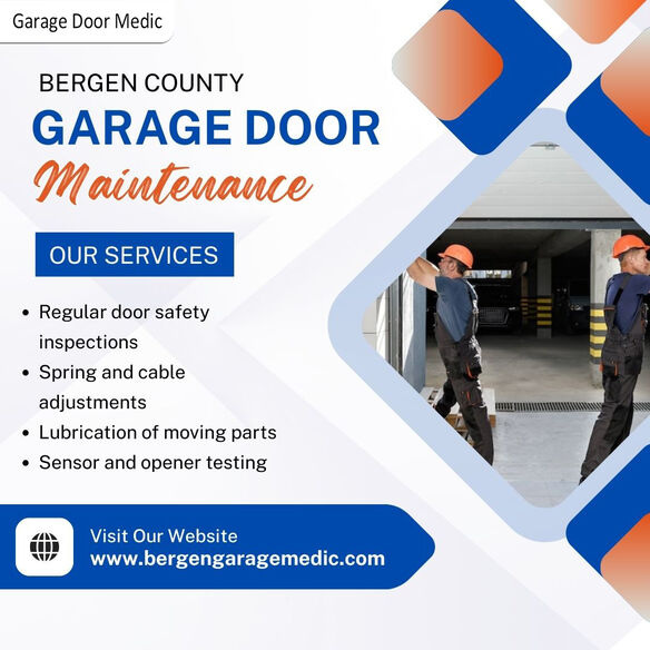 Bergen County garage door maintenance