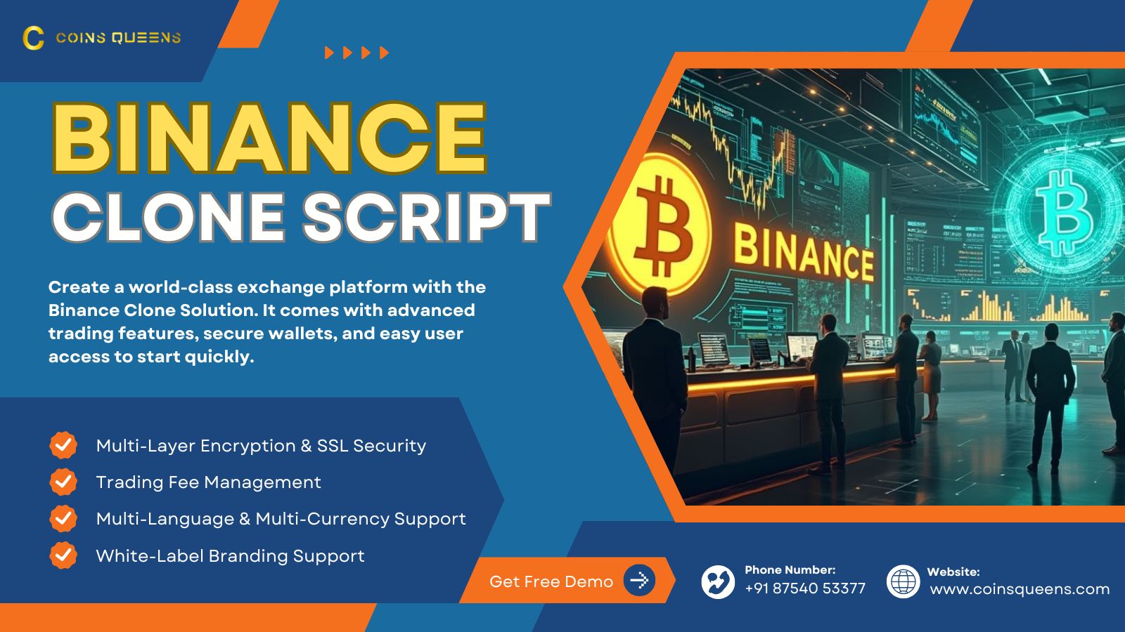Create a World-Class Exchange Platform with Binance Clone Solution