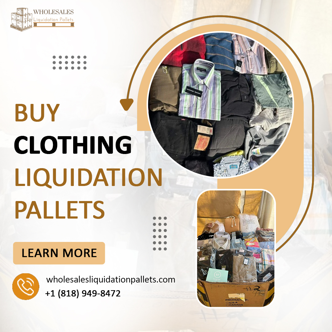 Buy Clothing liquidation pallets