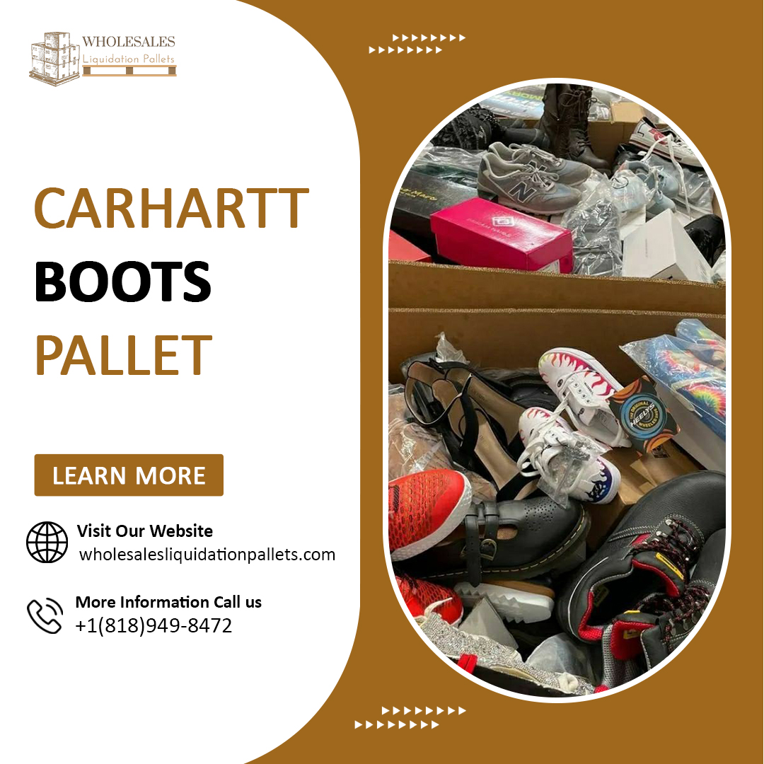 Carhartt boots pallet