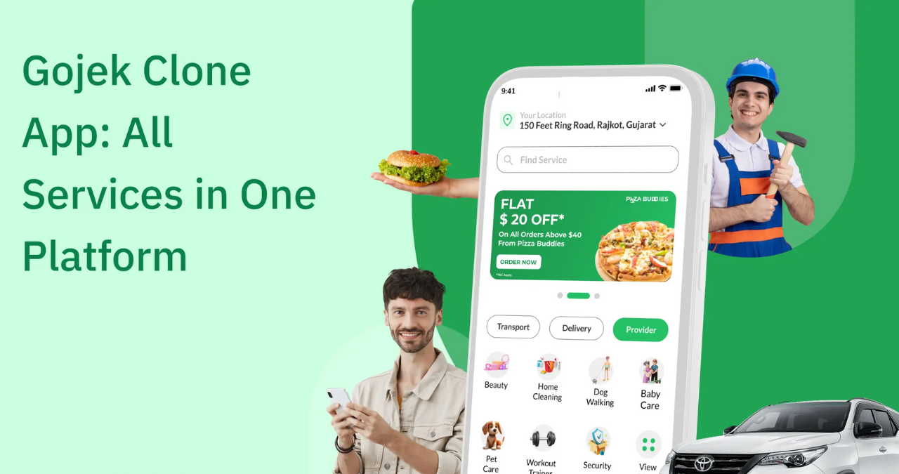 Get a Gojek Clone App Script for Multi-Service Business