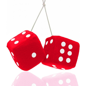 PapaChina Creates Custom Fuzzy Dice Wholesale for Fun Promotions