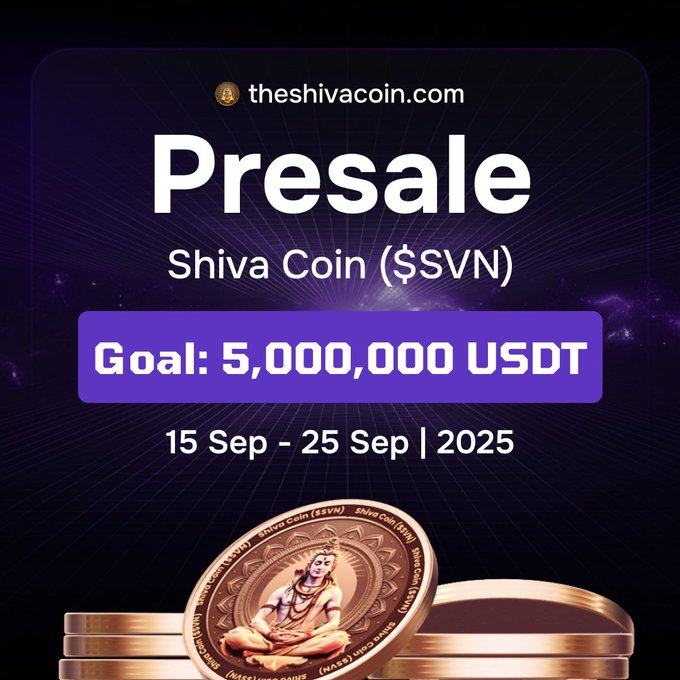 TheShivaCoin: Where Faith Meets Future – Sept 15 Presale
