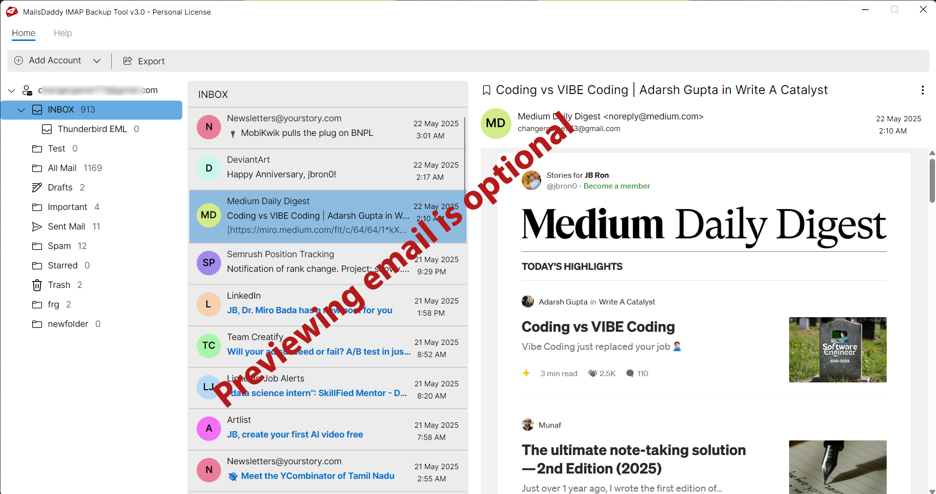 MailsDaddy Email Backup Tool