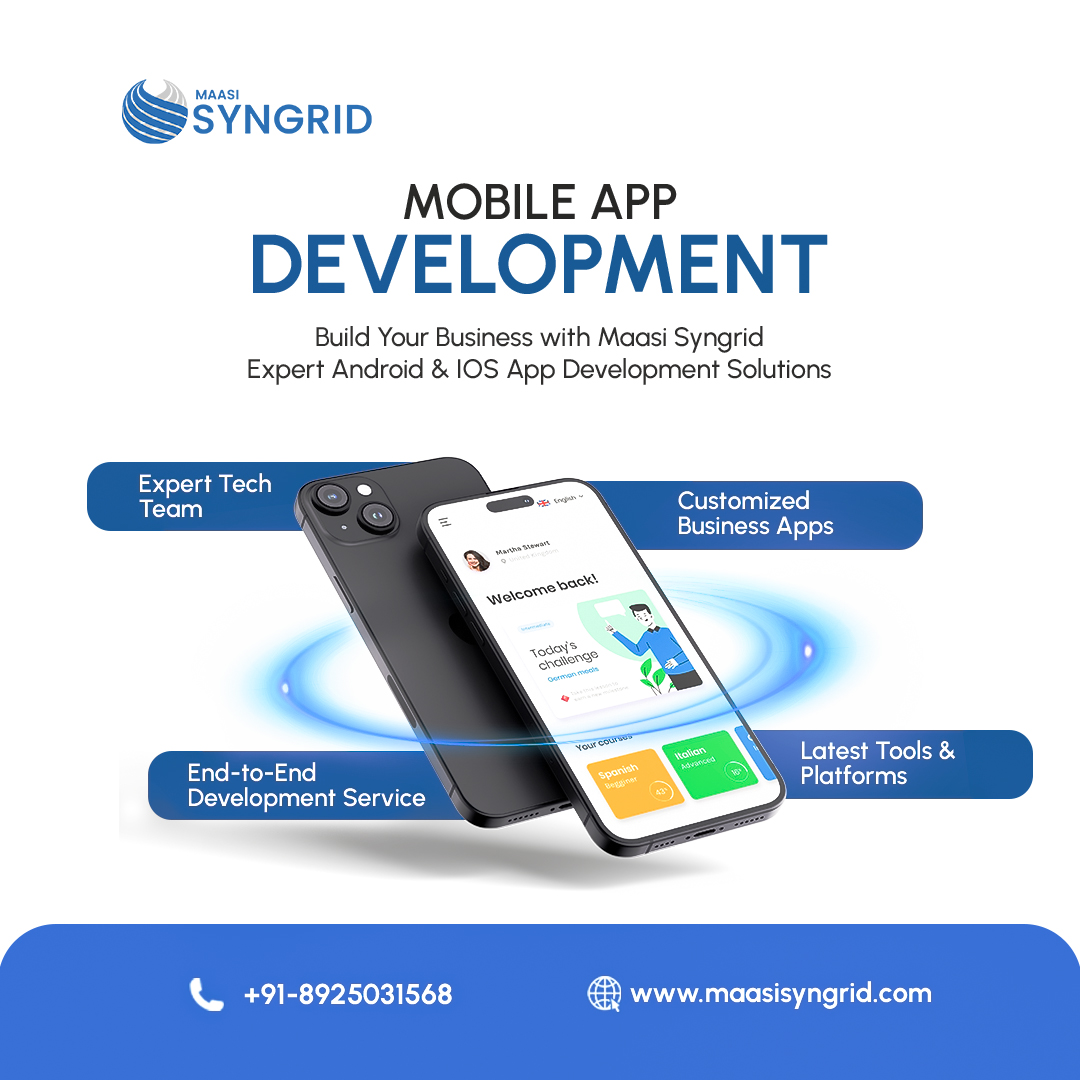Mobile App Development Services | MAASI Syngrid – Android & iOS Solutions