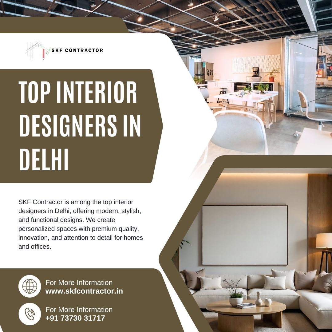 Explore Top Interior Designers in Delhi for Elegant Living