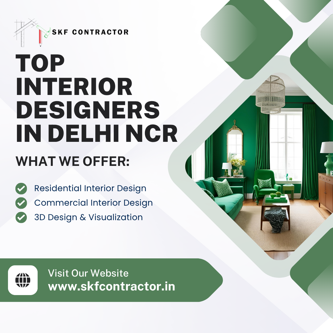 Transform Your Space with Top Interior Designers in Delhi NCR