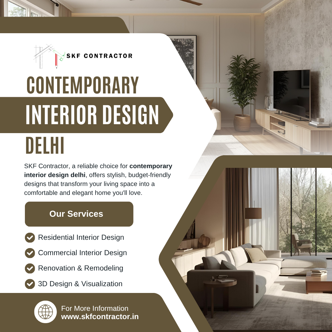 Discover Contemporary Interior Design Delhi for Dream Homes