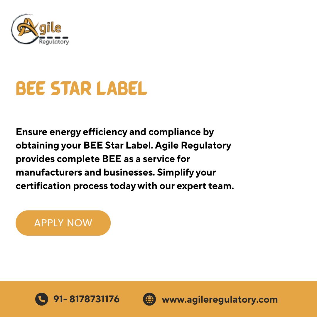 BEE Star Label & Compliance Services by Agile Regulatory