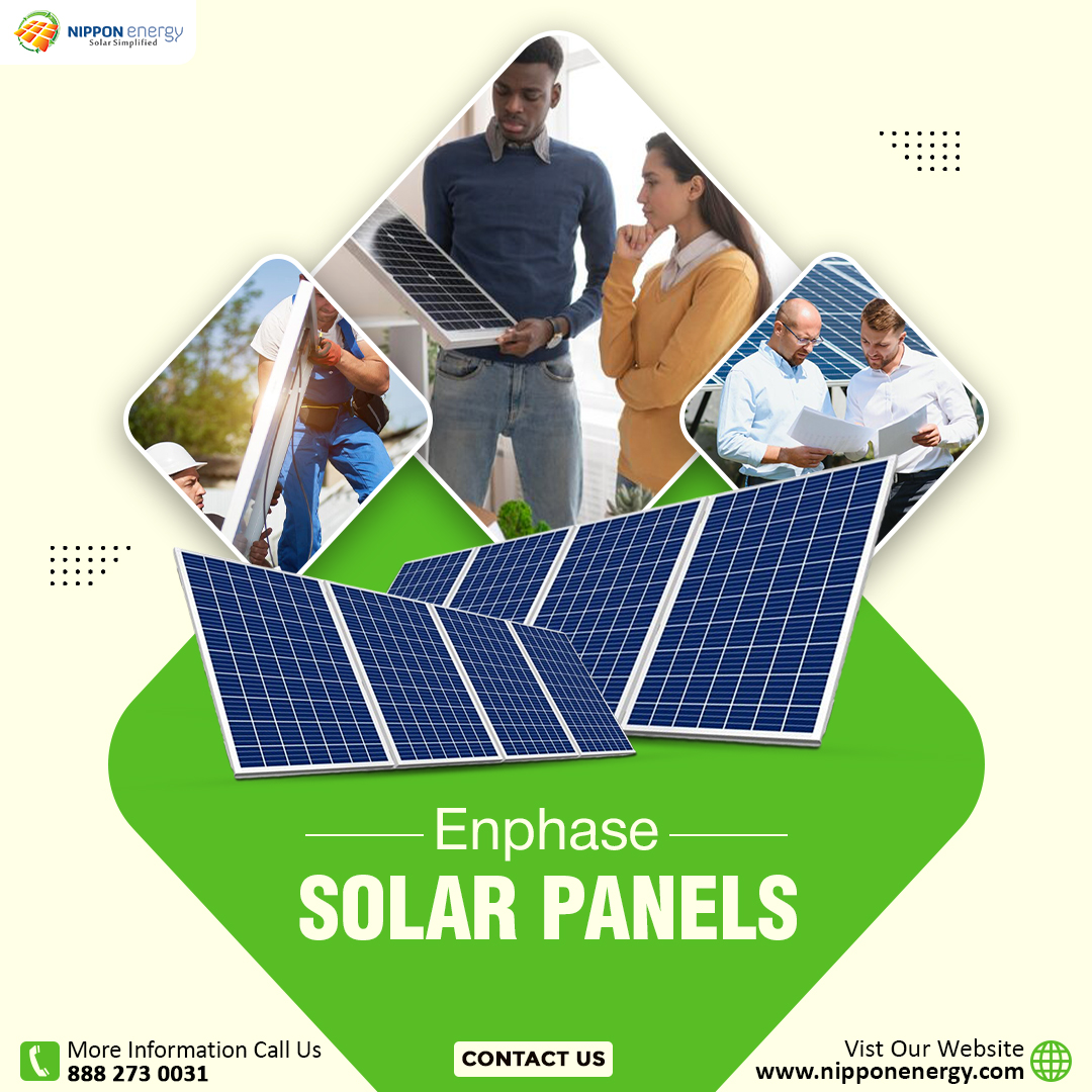 Enphase solar panels