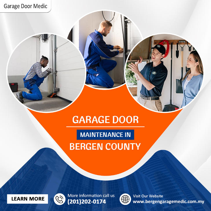 Garage door maintenance in Bergen County