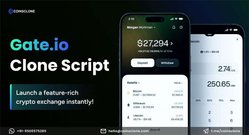 Gate.io Clone Script – Coinsclone