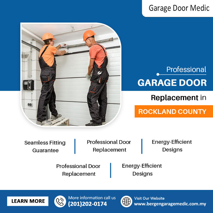 Professional garage door replacement  in Rockland County
