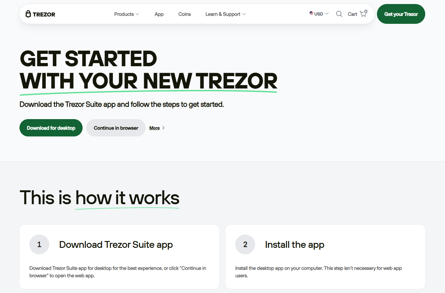 Trezor.io/start (Official) – The #1 Advanced Hardware Wallet