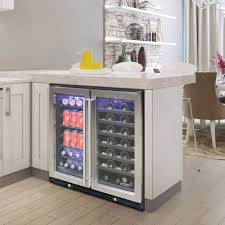 built-in-wine-and-beverage-fridge