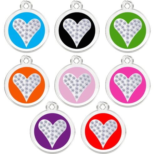 Swarovski Crystal Pet ID Tags | Luxury Bling Dog Tags