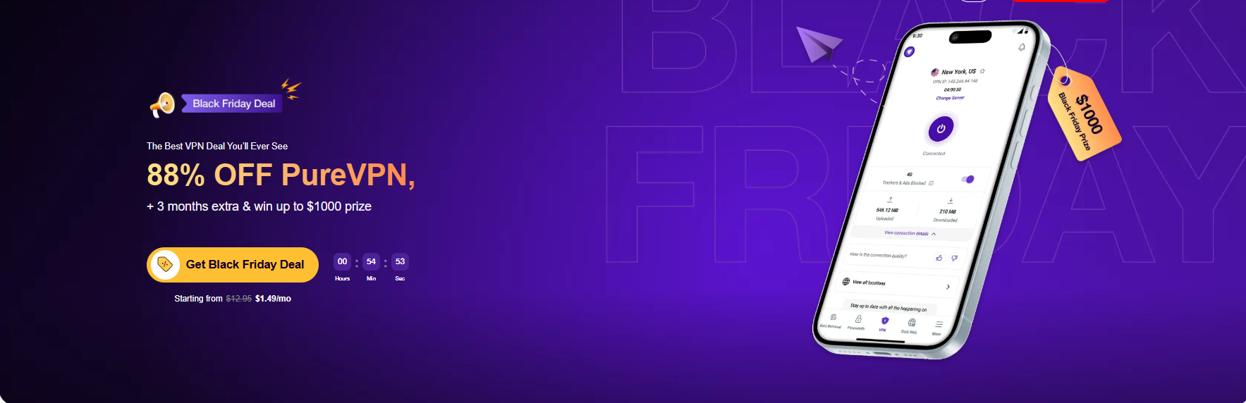 PureVPN 5-Year Deal – Only $1.49/Month!