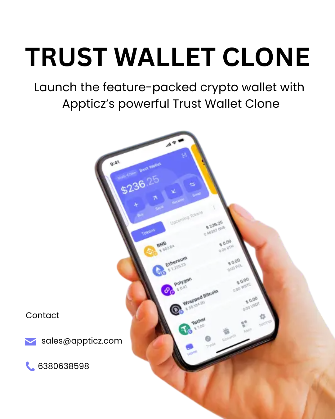 Trust Wallet Clone Script – Build a Secure and Scalable Crypto Wallet App
