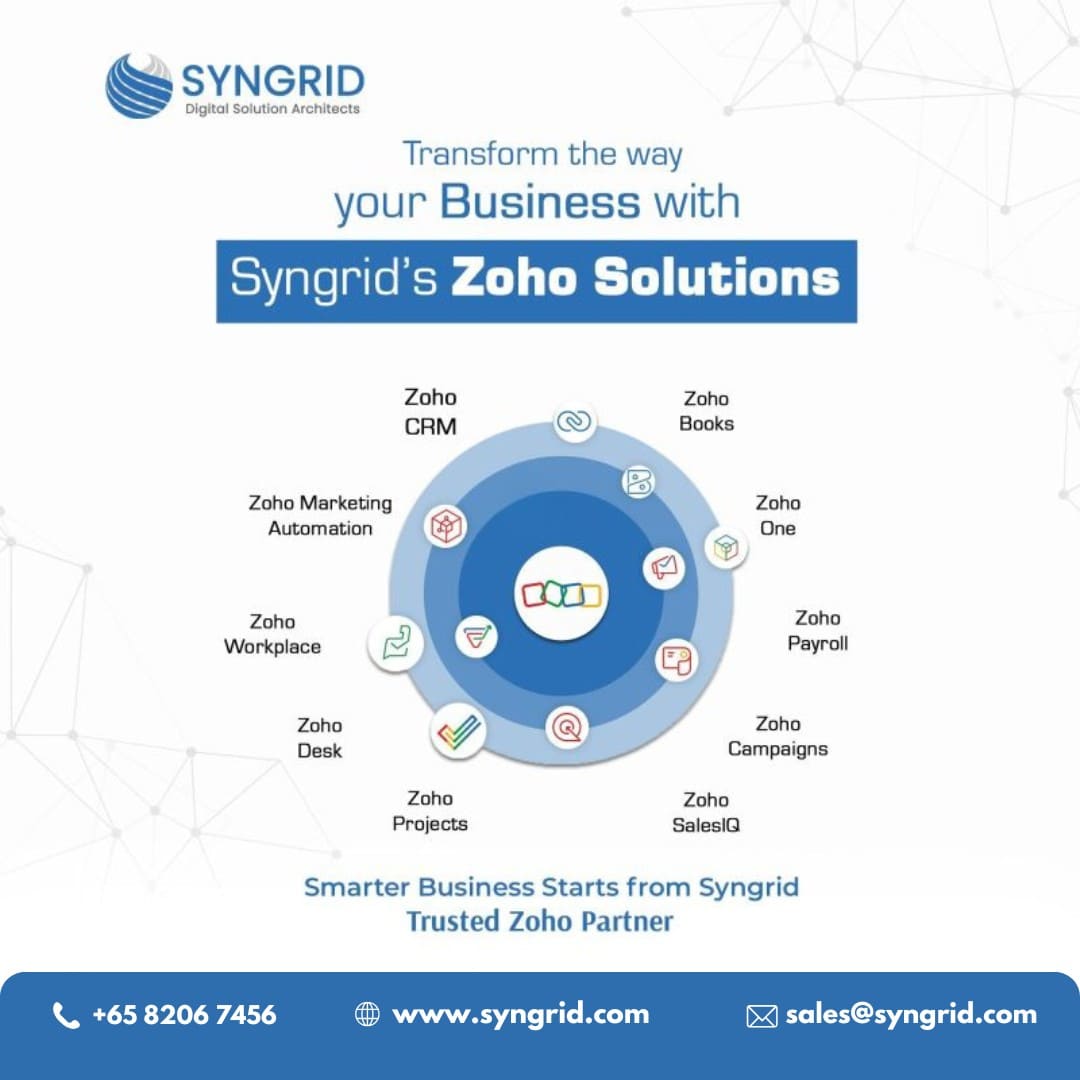 End-to-End Zoho Solutions for Smarter Business Growth