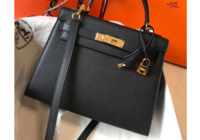 Hermes-Kelly-28cm-Sellier-Bag-In-Black-Epsom-Leather