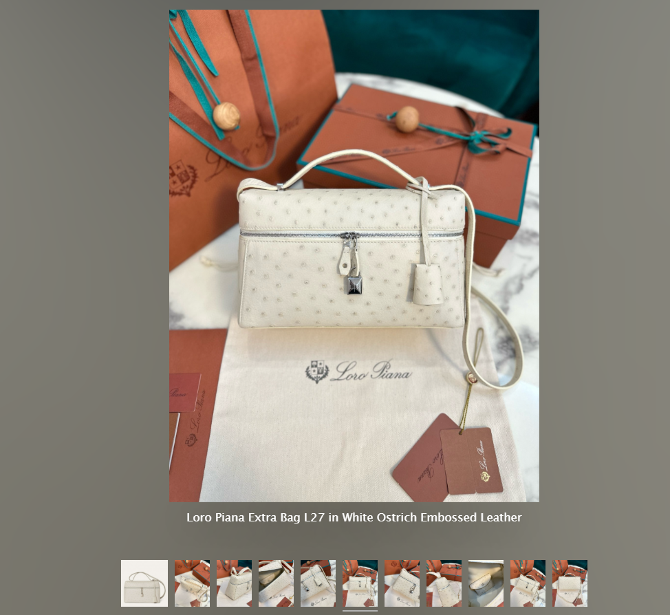 Replica Loro Piana Extra Bag L27 at BragmyBags