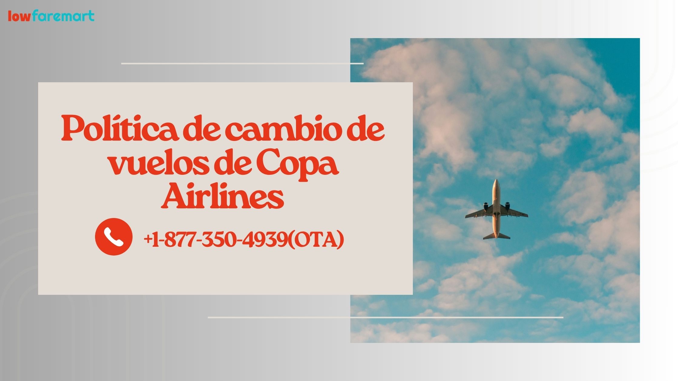 Política de cambio de vuelos de Copa Airlines