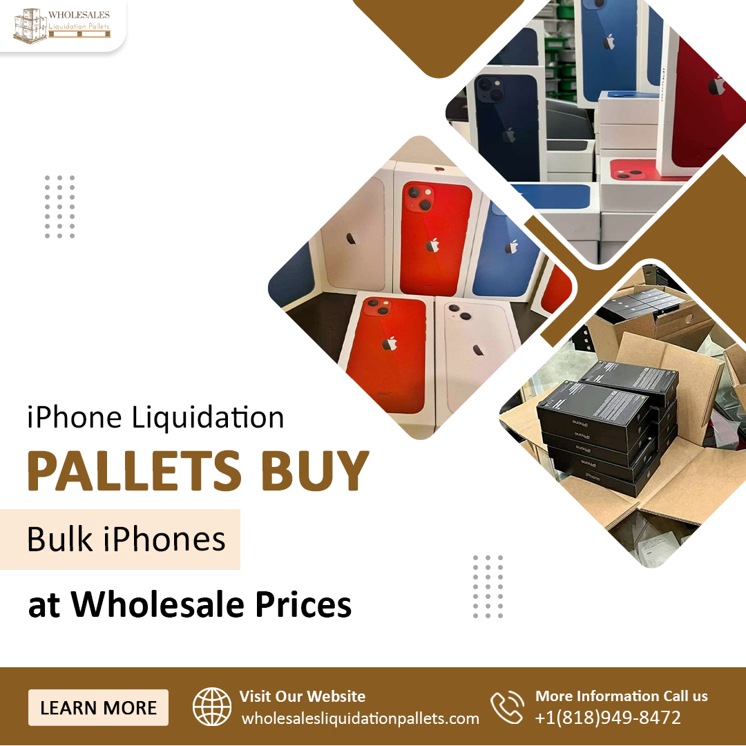 iPhone Liquidation Pallets – Buy Bulk iPhones at Wholesale Prices