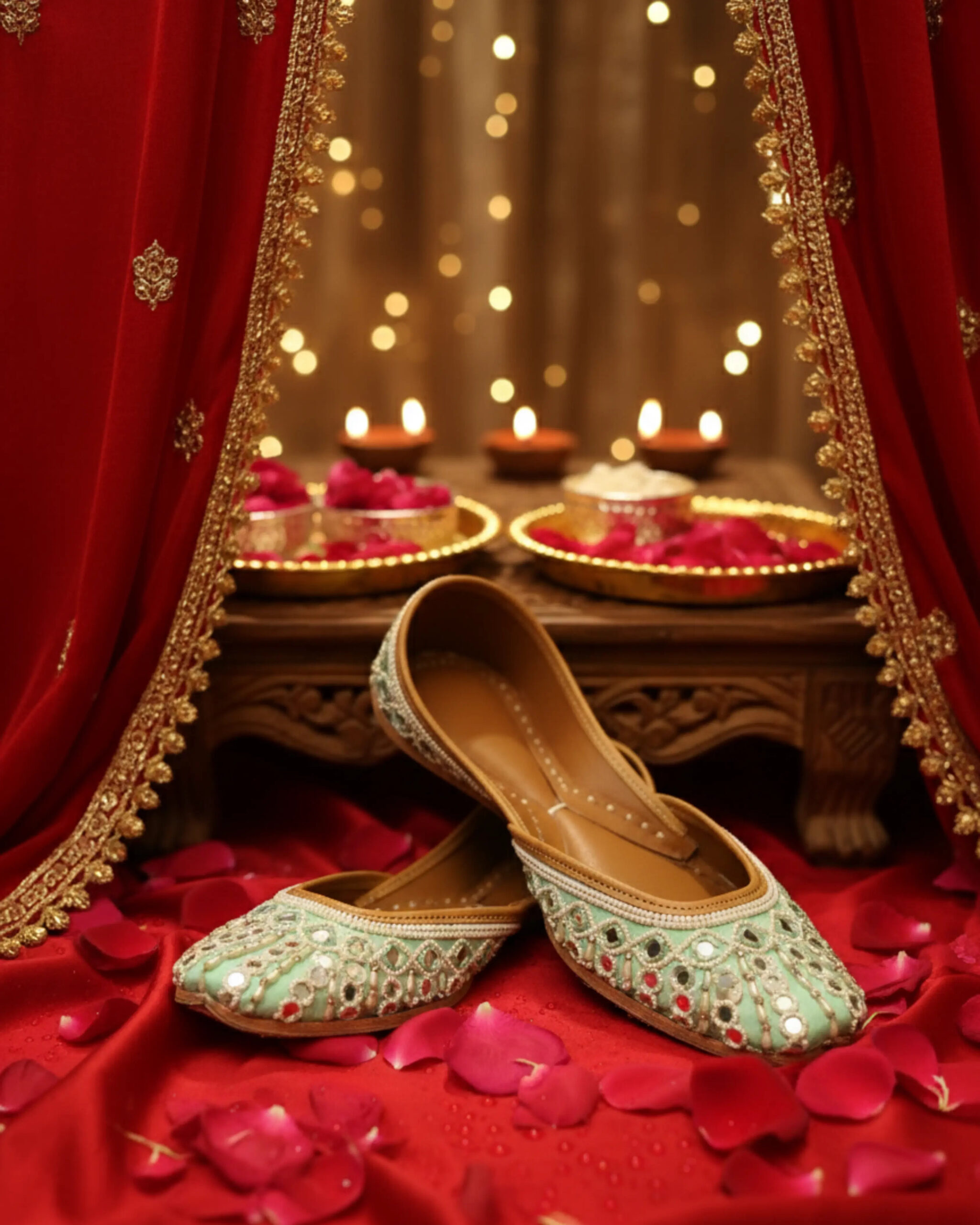 Gulbhahar’s Beautifully Handcrafted Punjabi Juttis for Women