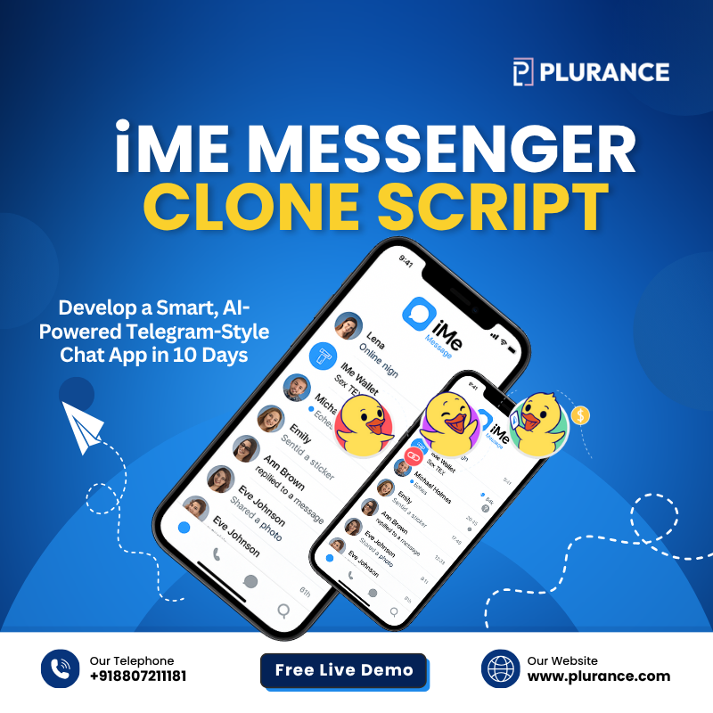 iME Messenger Clone Script – Develop a AI-Powered Telegram-Style Chat App in 10 Days