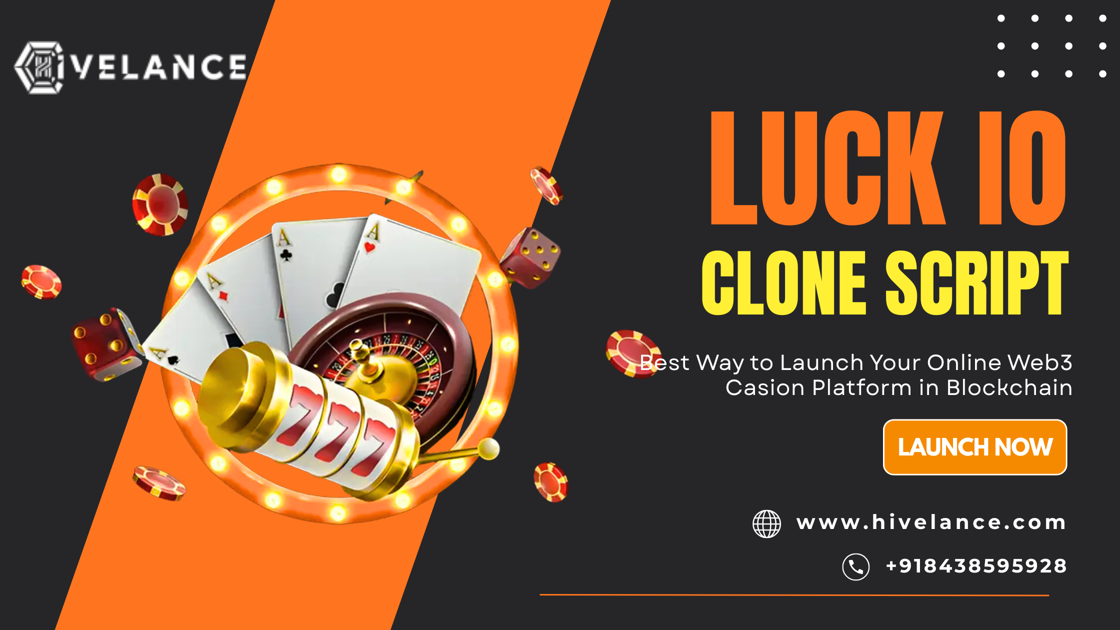 Custom Luck.io Clone with Blockchain Integration