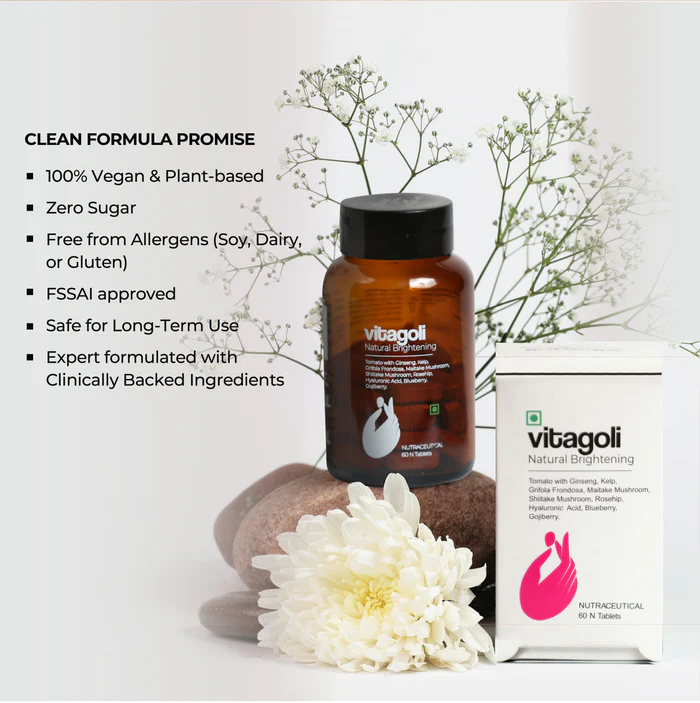 Reveal Your Natural Glow with Vitagoli Natural Glow Tablet