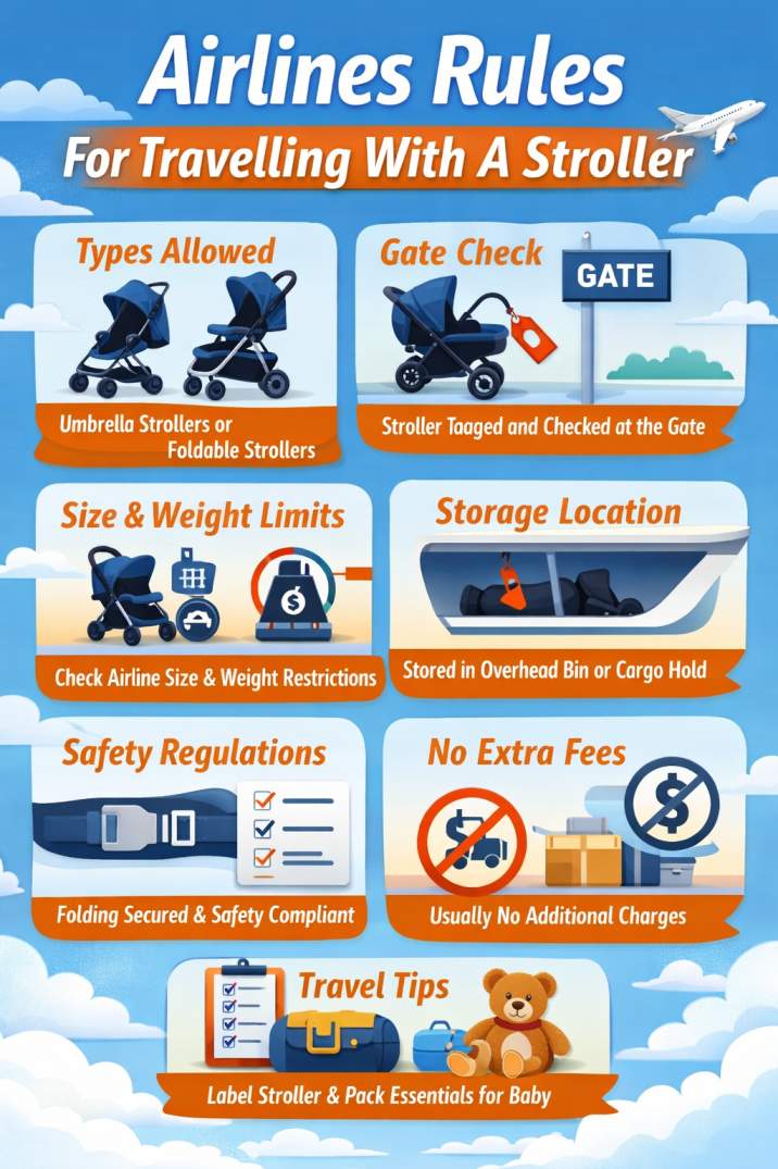 Flying With a Stroller Airline Travel Rules