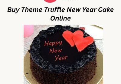 Buy-Theme-Truffle-New-Year-Cake-Online