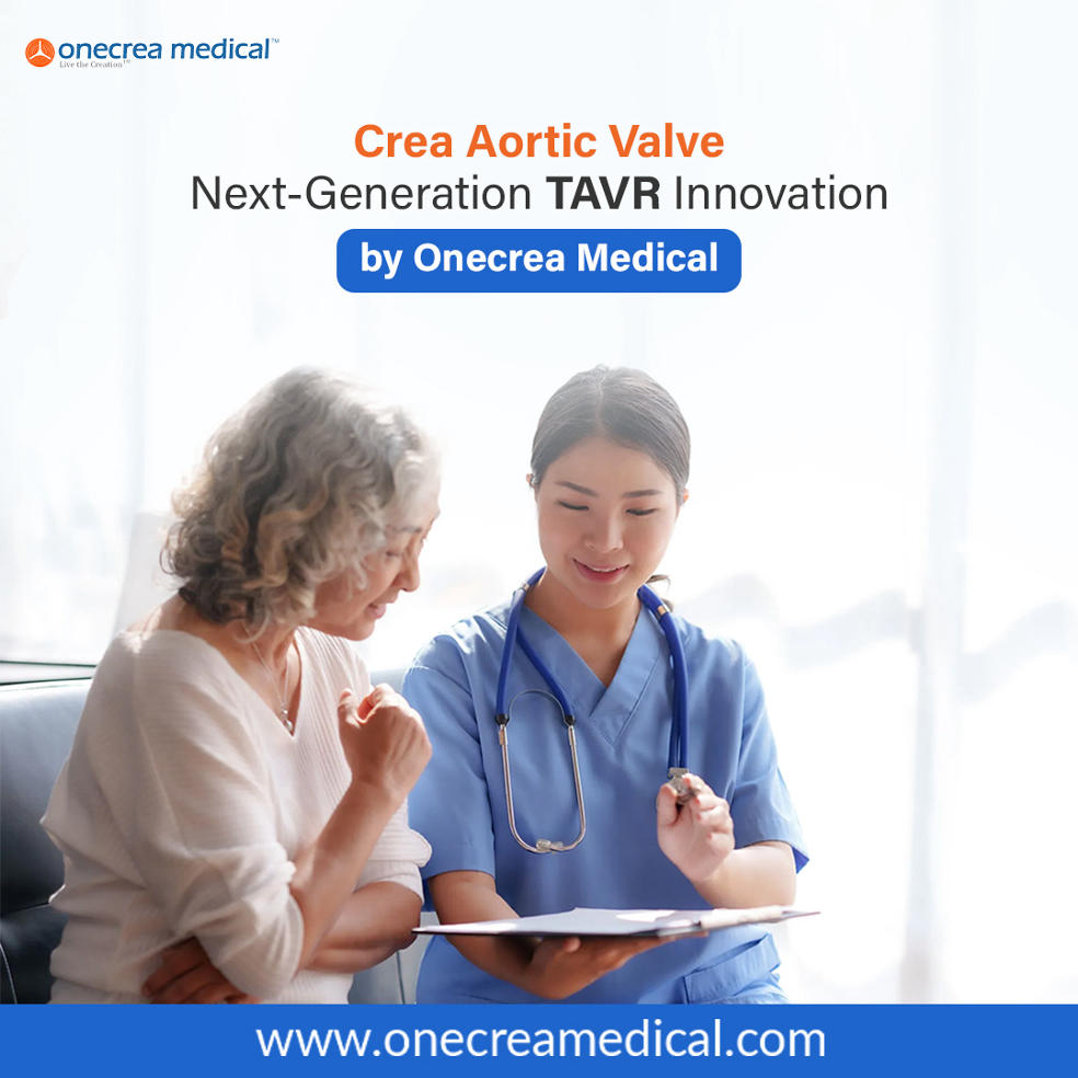 Crea Aortic Valve — Next-Generation TAVR Innovation by Onecrea Medical