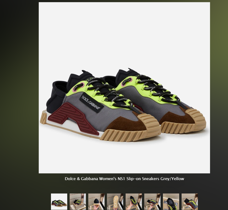 Replica Dolce & Gabbana NS1 Slip-On Sneakers – Sporty Luxe Style