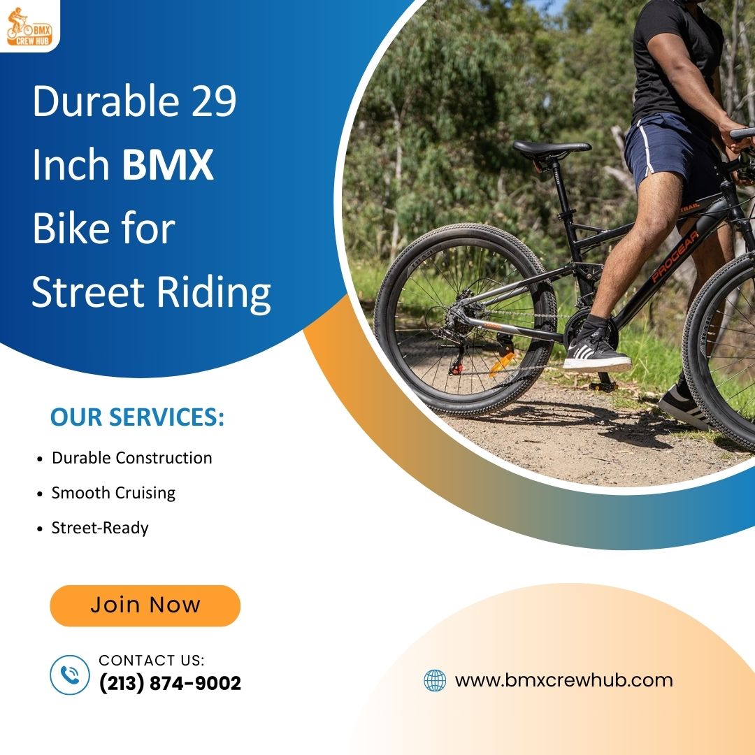 Durable 29 Inch BMX Bike for Street Riding